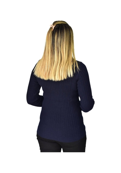 Kadın Büyük Beden Balıkçı Yaka Kazak R22897 Bgl-st03178-1 001