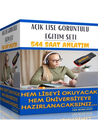 Açık Lise Matematik Tüm Dersler Görüntülü Eğitim Seti