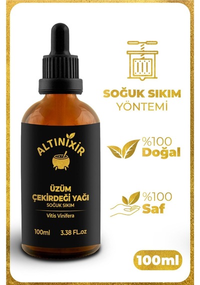 Üzüm Çekirdeği Yağı Soğuk Sıkım 100ml 100 ML
