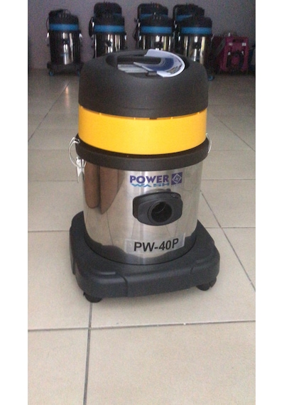 Powerwash Pw-40p Çelik Gövdeli Tek Motorlu Islak Kuru Süpürge