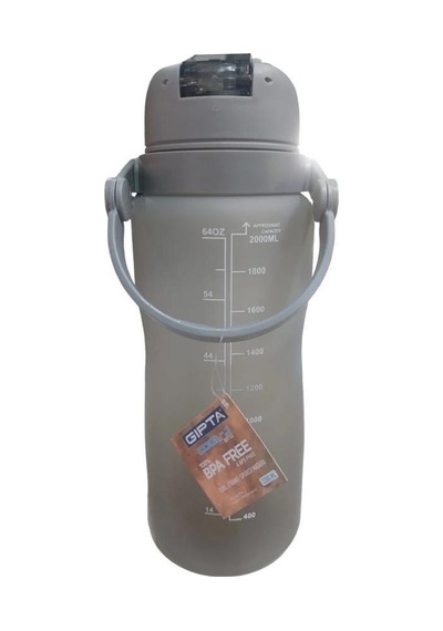 Gıpta Giant Tritan Sporcu Matarası Gri 2200 Ml K7575