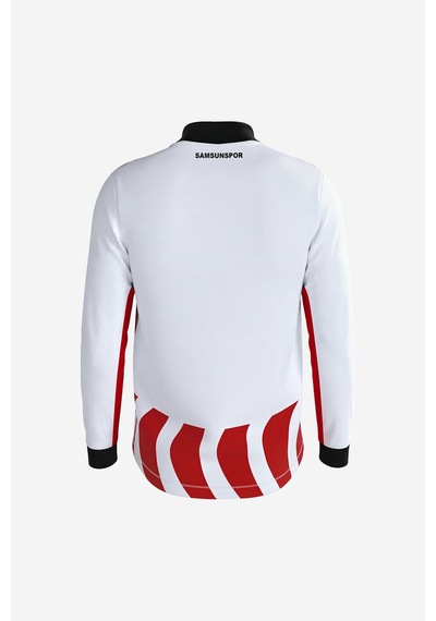 25/26 Hummel Samsunspor Uzun Kollu Çubuklu Forma Beyaz - Kırmızı