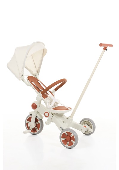 Flow 9in1 Smart Trike Çift Yönlü, Yatabilir, Katlanabilir, Denge Bisikleti Özellikli Bebek Ve Çocuk Bisikleti Beyaz