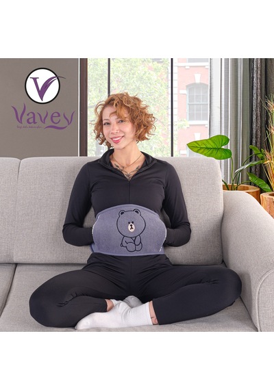 VAVEY Termojel Hediyeli Yeni Nesil Sıcak Soğuk Regl Kemeri Ayıcık Antrasit