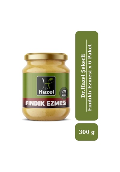 Drhazel Şekerli Fındık Ezmesi 300 G X 6 Paket