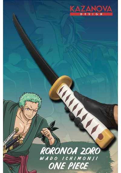Kazanova Design Zoro Wado Ichimonji Katlanabilir Katana Figür 98 Cm One Piece Anime Cosplay