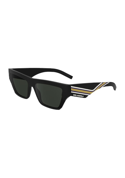 Karl Lagerfeld Kl 6163s 002 59 Unisex Kare Siyah Kemik Güneş Gözlüğü Siyah