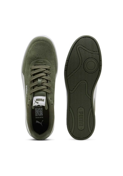 Puma Court Classic Clean Sd Yeşil Erkek Sneaker 000000000102714305 Yeşil-beyaz