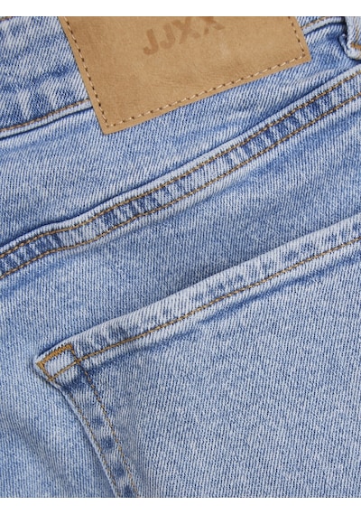 Jack & Jones Jjxx Yüksek Bel Bol Paça Straight Kadın Denim Pantolon 12229033 Mavi