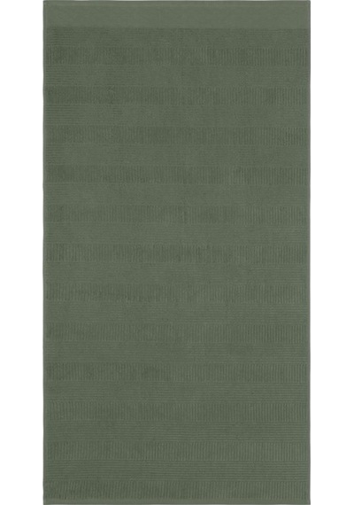 Pamuk Tekli Havlu Jakarlı Karna Home Ruma - 70 X 140 Yeşil