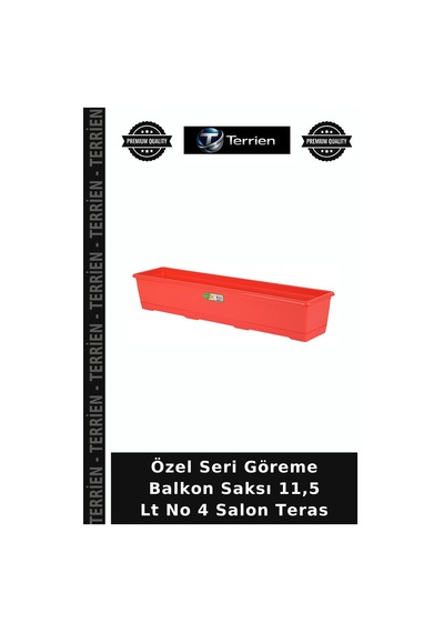 Özel Seri Göreme Balkon Saksı 11,5 Lt No 4 Salon Teras