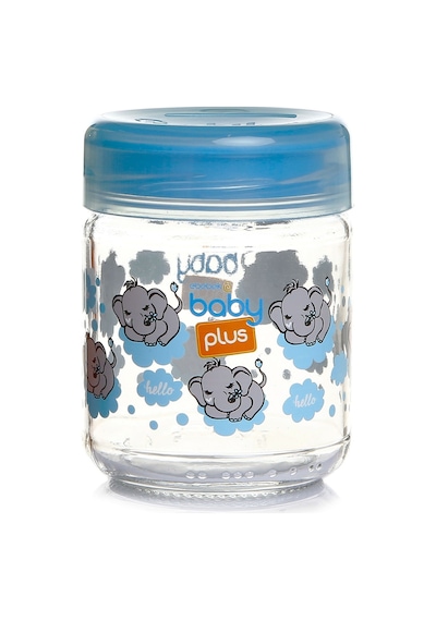 Baby Plus Cam Mama Kavanozu Mavi 200 Ml
