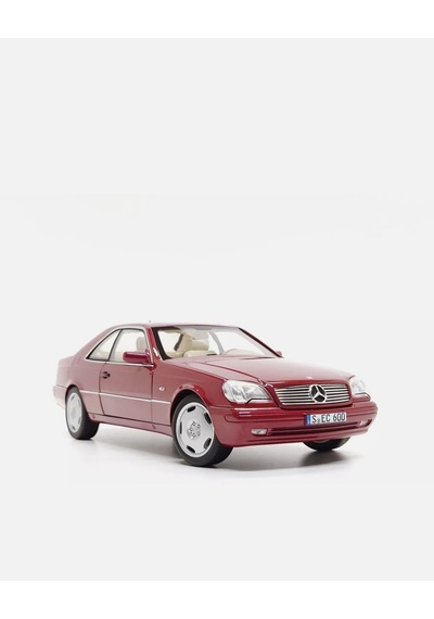 Norev 1:18 1998 Mercedes Benz Cl 600 Coupe C140 Bordo Model Araba