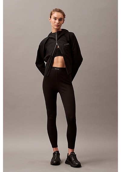 Calvin Klein Kadın Tayt-000qs7220e SiYAH