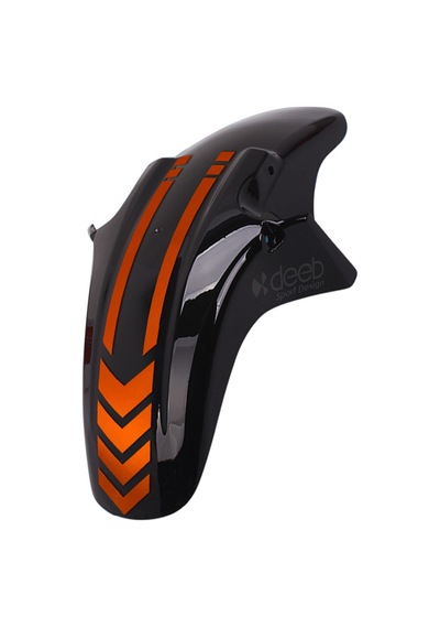 Motosiklet Çamurluk Sticker Turuncu Reklektif Model X - 2 ADET