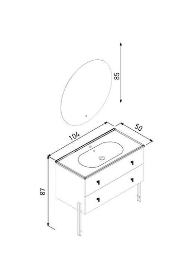 Orka Milazzo 100 Cm Callisto Ayaklı Banyo Dolabı Takımı Ve Boy Dolabı Beyaz Orka Milazzo 100 Cm Callisto Ayaklı Banyo Dolabı Takımı Ve Boy Dolabı Beyaz