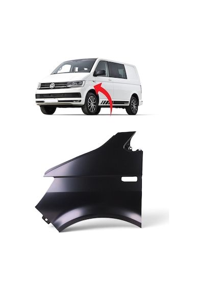 Vw Transporter T7 Çamurluk Ön Sol 2015-2020 7e0821101a