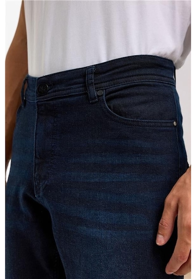 Süvari Mavi Regular Denim Pantolon Mavi
