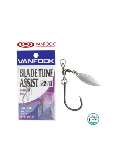 Vanfook Willow Blade Bw-61F Fusso Black  2/0 (1+2 Iğne)