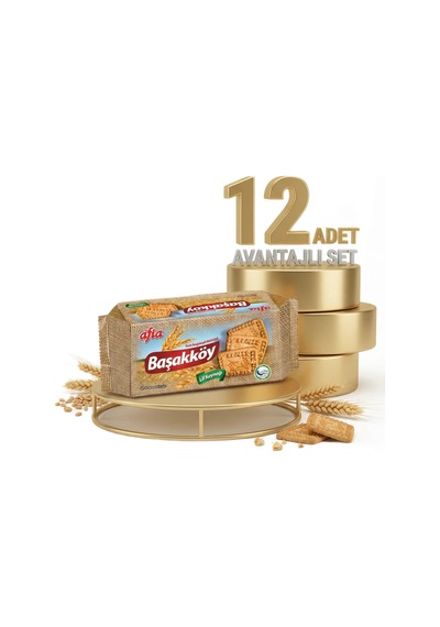 Afia Başakköy Tam Buğdaylı Bisküvi 12x110 Gr