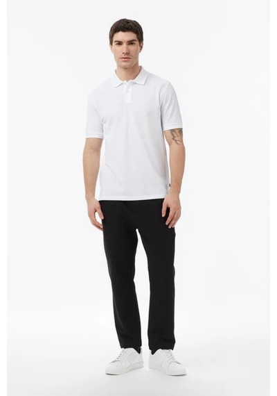 Nautica Erkek Beyaz Regular Fit Polo Yaka T-shirt-14612