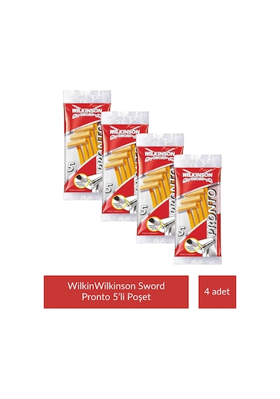 Wilkinson Sword Pronto Tek Bıçaklı 5li Poşet X 4 Paket