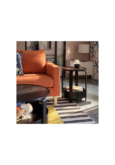 Borgeby Siyah 46 Cm Yan Sehpa - 40619882 Ikea