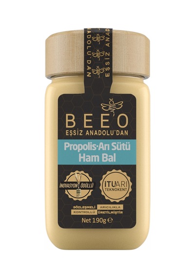 3 Adet Beeo 190 G Propolis Arı Sütü Ham Bal Karışımı