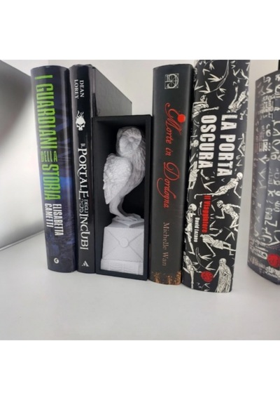 Harry Potter'ın Büyülü Dünyasından Hedwig Baykuş Kitap Desteği Book Nook - 3d Yazıcı Ve Pla