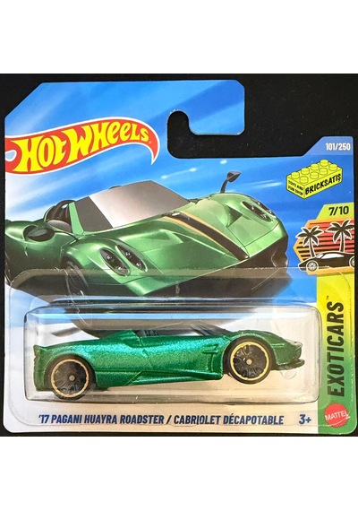 Hot Wheels Tekli Arabalar '17 Pagani Huayra Roadster Jjh99 Exotics Çok Renkli