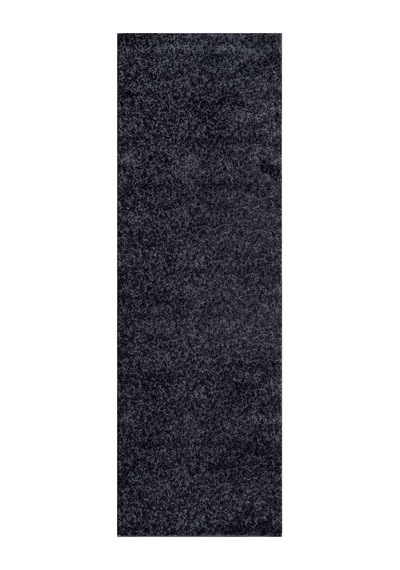Plato Halı Parantez Saltanat Lüks Oturma Odası, Salon, Antre, Yıkanabilir Polyester Kaymaz Taban Antrasit Halı