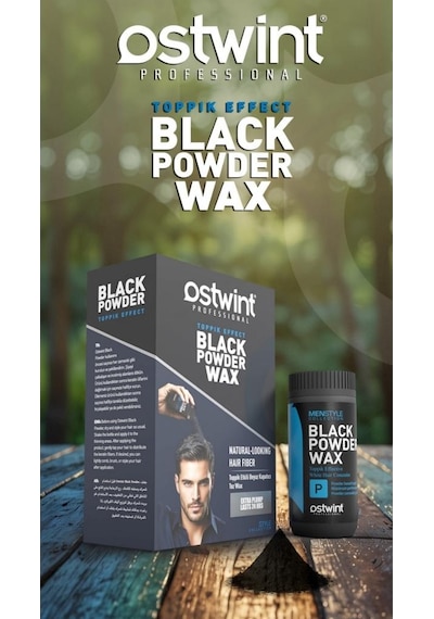 Ostwint Professional Siyahlaştırıcı Şekil Verici Topik Etkili Pudra Wax 20 G