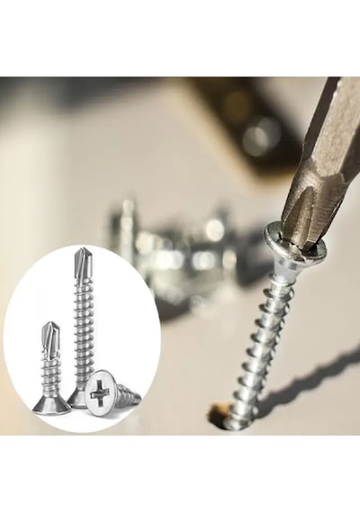 3.9x22 Dın 7504p Yhb Matkap Uçlu Sac Vidası 150 Adet