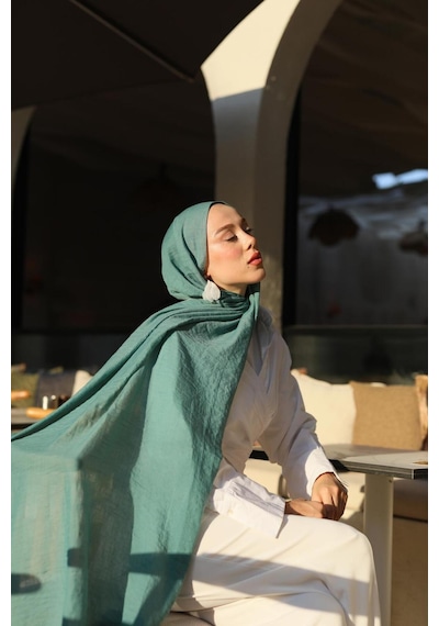 Moda Kaşmir Neo Pamuk Şal Serisi Mint