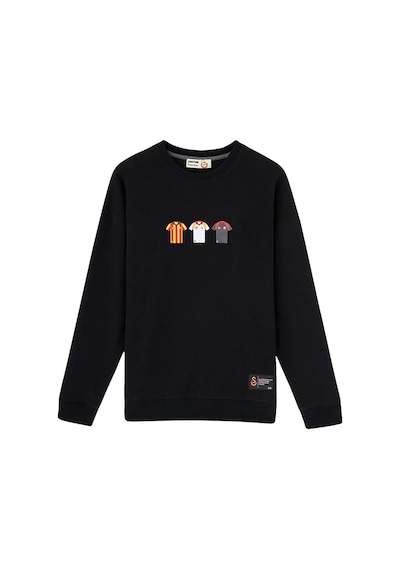 Gsstore X Reflect Studio Basic Yaka Forma Icon Sweatshirt E242402 Siyah
