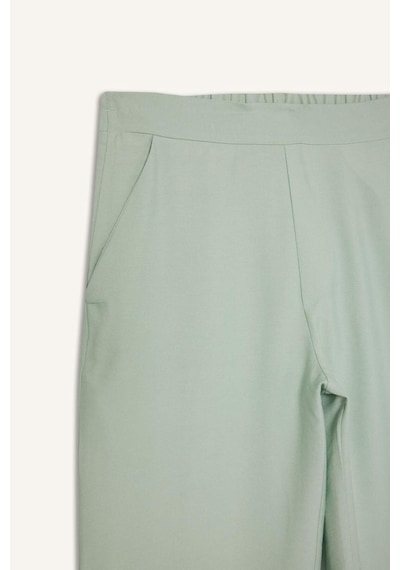 DeFacto 	Wide Leg Basic Düz Geniş Paça Pantolon E7979AX25SMGN1181