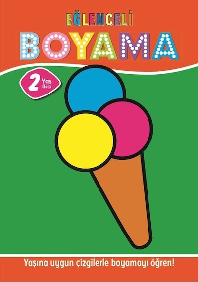 Eğlenceli Boyama - 2 Yaş Üstü 4'lü Pastel Boya Hediyeli- Parıltı Yayınları