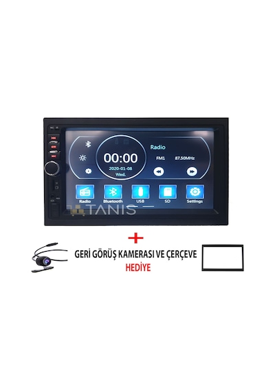 Peugeot 307 Double Teyp Multimedya Bt-Usb Dokunmatik Ekranlı