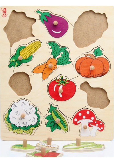 Sebzeler Ahşap Puzzle