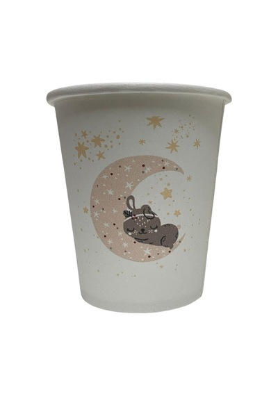 Hoşgeldin Baby Tasarım Tek Kullanımlık 7 Oz 200 Adet Karton Bardak 1
