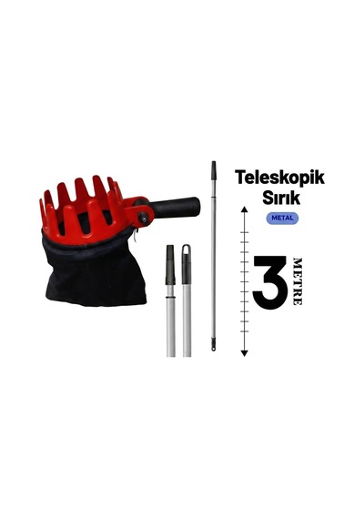 Ritar Mt-100 Meyve Toplama Aleti + 3 Metre Sap