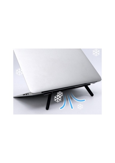 Siyah 2 Kademeli Laptop Standı