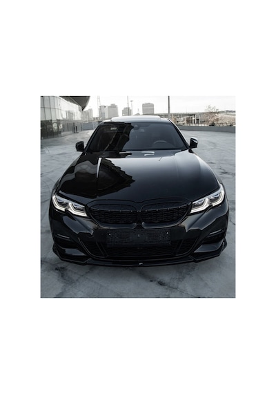 Bmw 3 Serisi G20 2018-2022 Ön Lip Parlak Siyah M Sport Uyumlu Ön Tampon Lipi Body Kit Ön Alt Lip