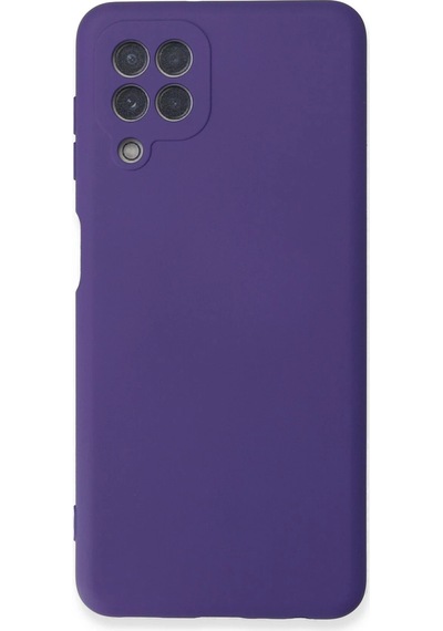 Newface - 92 - Samsung Galaxy A22 Kılıf Nano İçi Kadife Silikon - Edntrend - - Mor