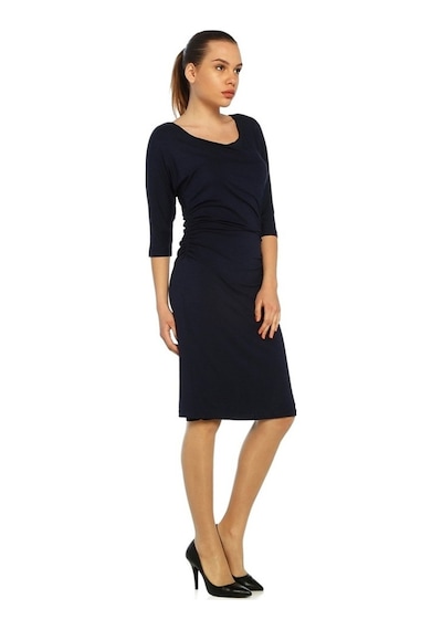 Bulalgiy Kadın Lacivert Jersey Elbise - Bga318721
