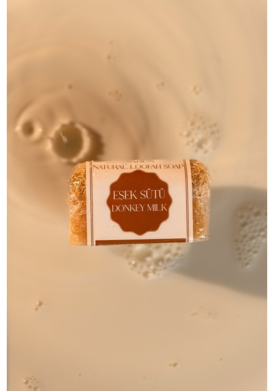 Volkan Ates Natural & Beauty Eşek Sütü Kabak Lifli Doğal Sabun 130 G
