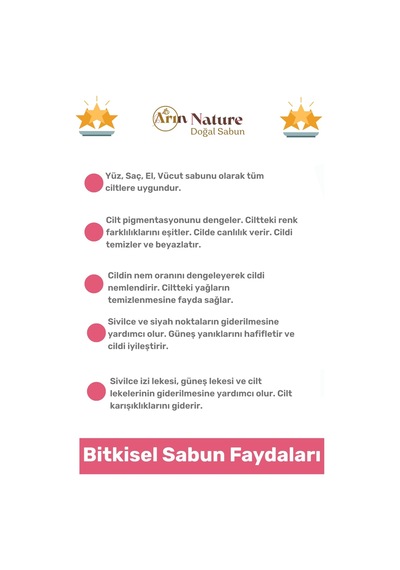 Sabun %100 Doğal Güzel Kokulu El Yüz Saç Cilt Vücut Orijinal Gül Sabunu 120g - 8 Adet Karışık