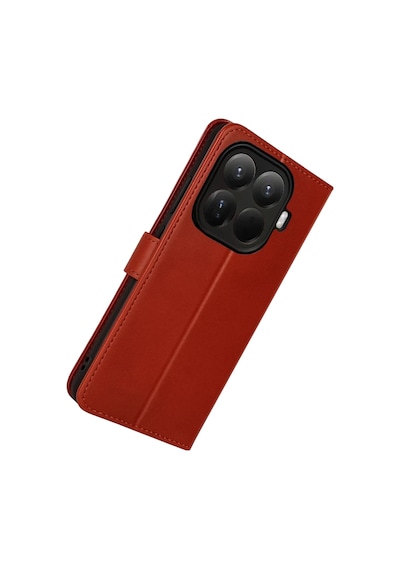 Xiaomi Mi 15t Pro Uyumlu Trend S Plus Kapaklı Kılıf - Kırmızı