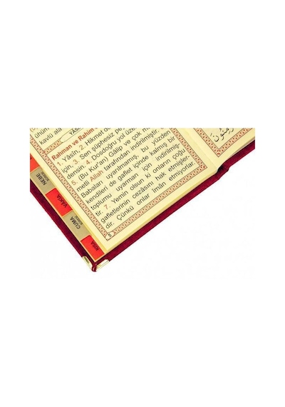 10 Adet - Kadife Kaplı Yasin Kitabı - Çanta Boy - Isim B N11.5045