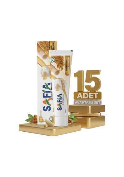 Safia Diş Macunu Misvak Ve Propolis 15x60 Ml